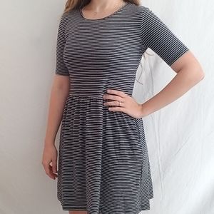 Gap White and Navy striped Dress